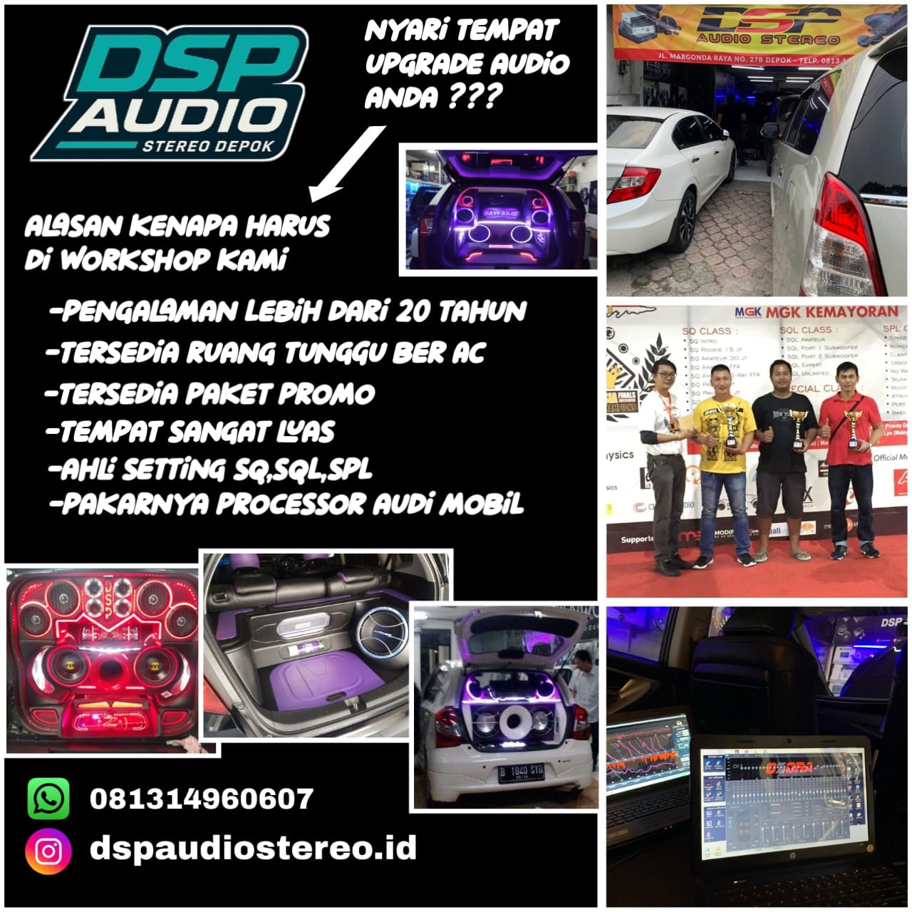 Poster layanan DSP Audio Stereo